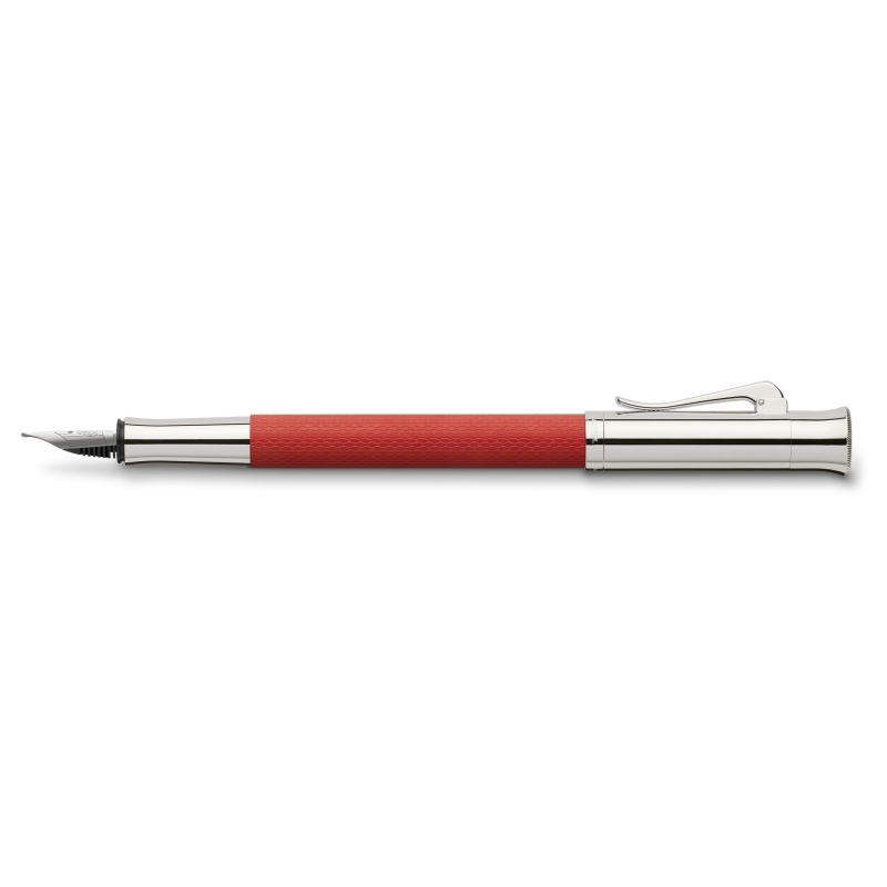 Stylo plume, collection guilloché rouge indien - Graf von Faber-Castell