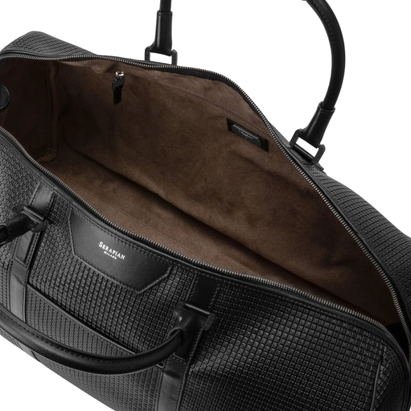 Sac Holdall en Stepan Noir Eclipse - Serapian