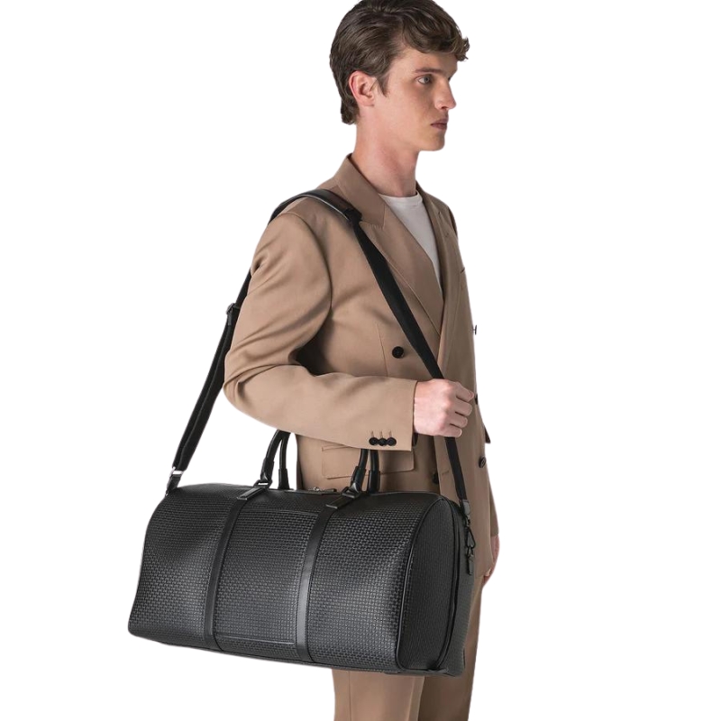 Sac Holdall en Stepan Noir Eclipse - Serapian