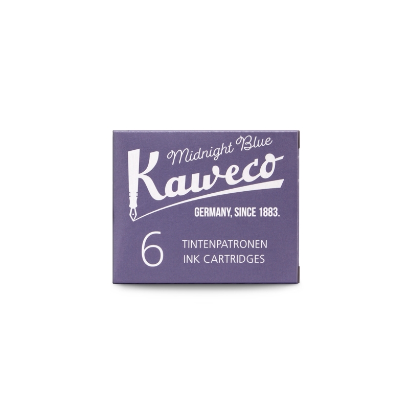 Cartouches d'encre, lot de 6, midnight blue - Kaweco