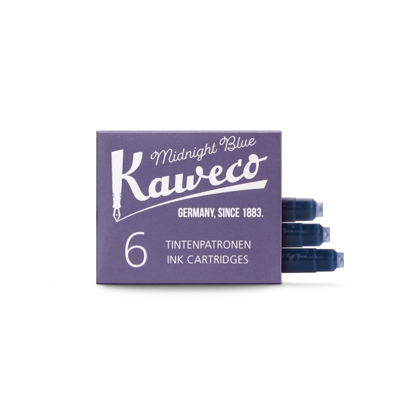 Cartouches d'encre, lot de 6, midnight blue - Kaweco