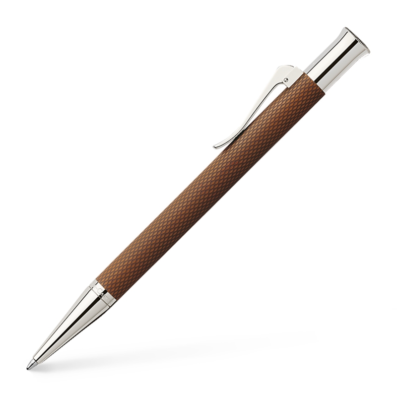 Stylo bille Guilloché Cognac - Graf Von Faber Castell