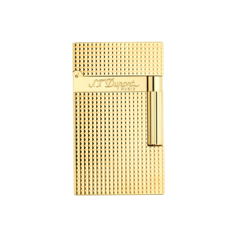 Briquet Ligne 2  - Pointe de diamant finition or - S.T. Dupont