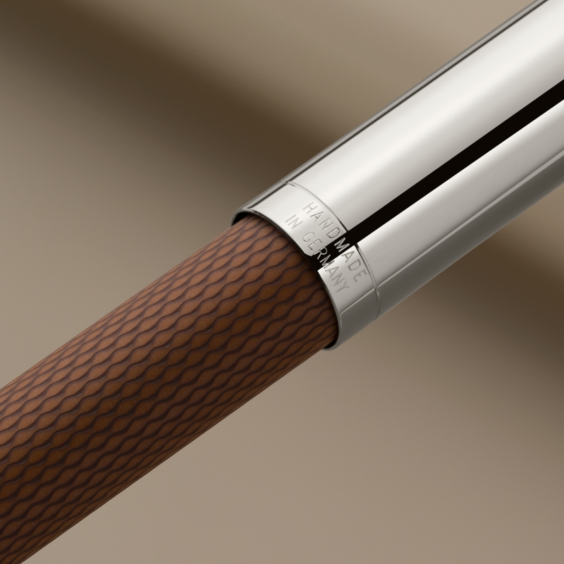 Stylo roller Guilloché Cognac- Graf von Faber-Castell