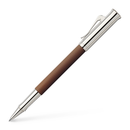 Stylo roller Guilloché Cognac- Graf von Faber-Castell