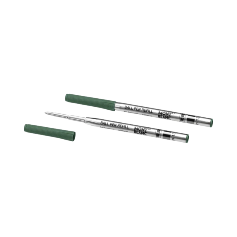 2 recharges Stylo Bille Medium Vert - Irish Green - Montblanc