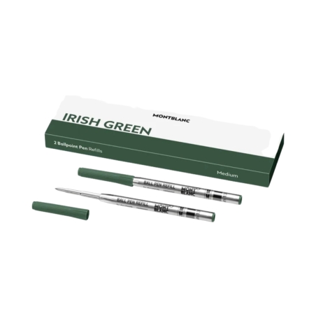 2 recharges Stylo Bille Medium Vert - Irish Green - Montblanc