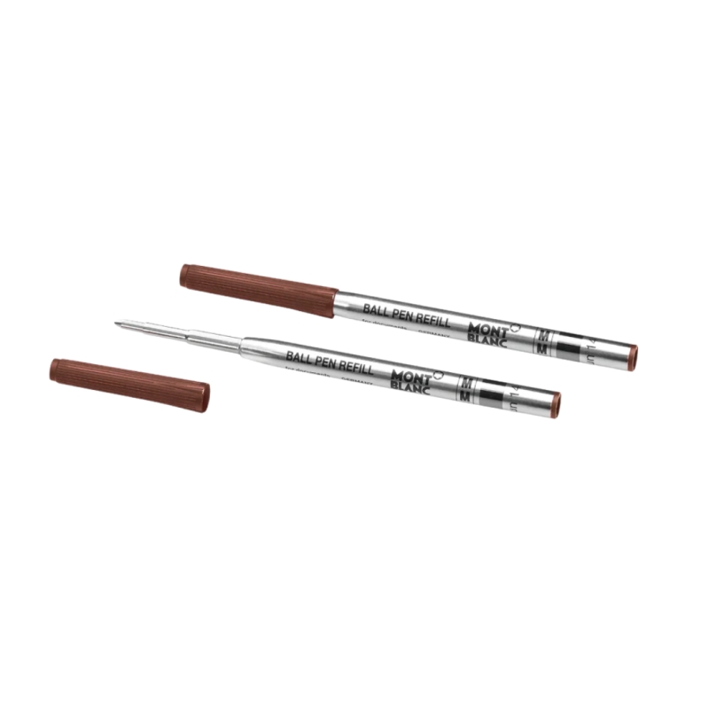 2 recharges Stylo Bille Marron - Toffee Brown - Montblanc