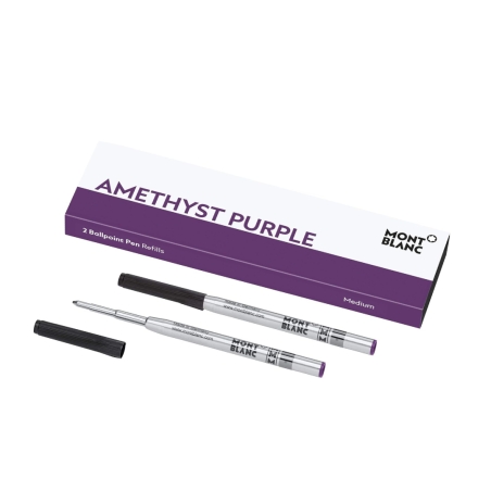 2 recharges Stylo Bille Violet - Amethyste - Montblanc